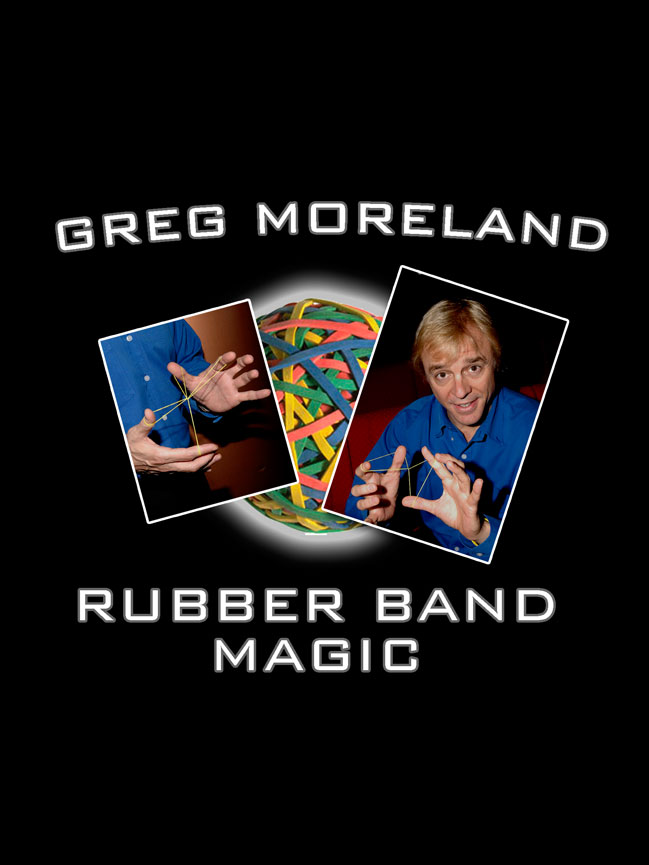 Rubber Band Magic 2DVD Set Greg Moreland Comic/Magician